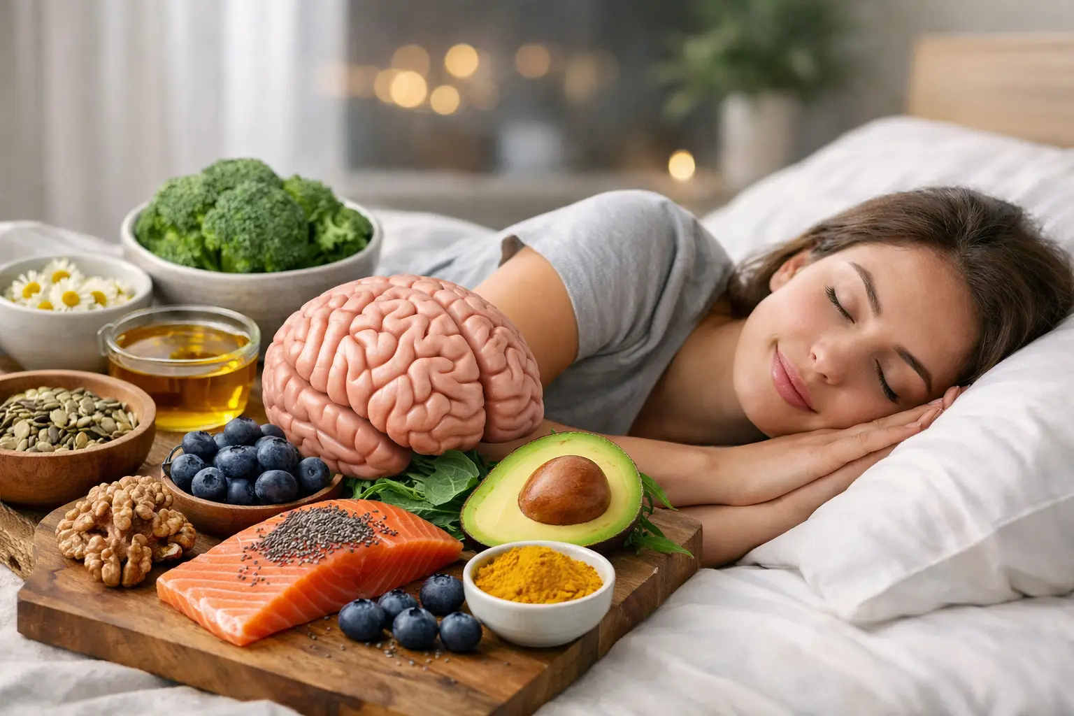 Best Foods for Brain Drainage and Deep Sleep