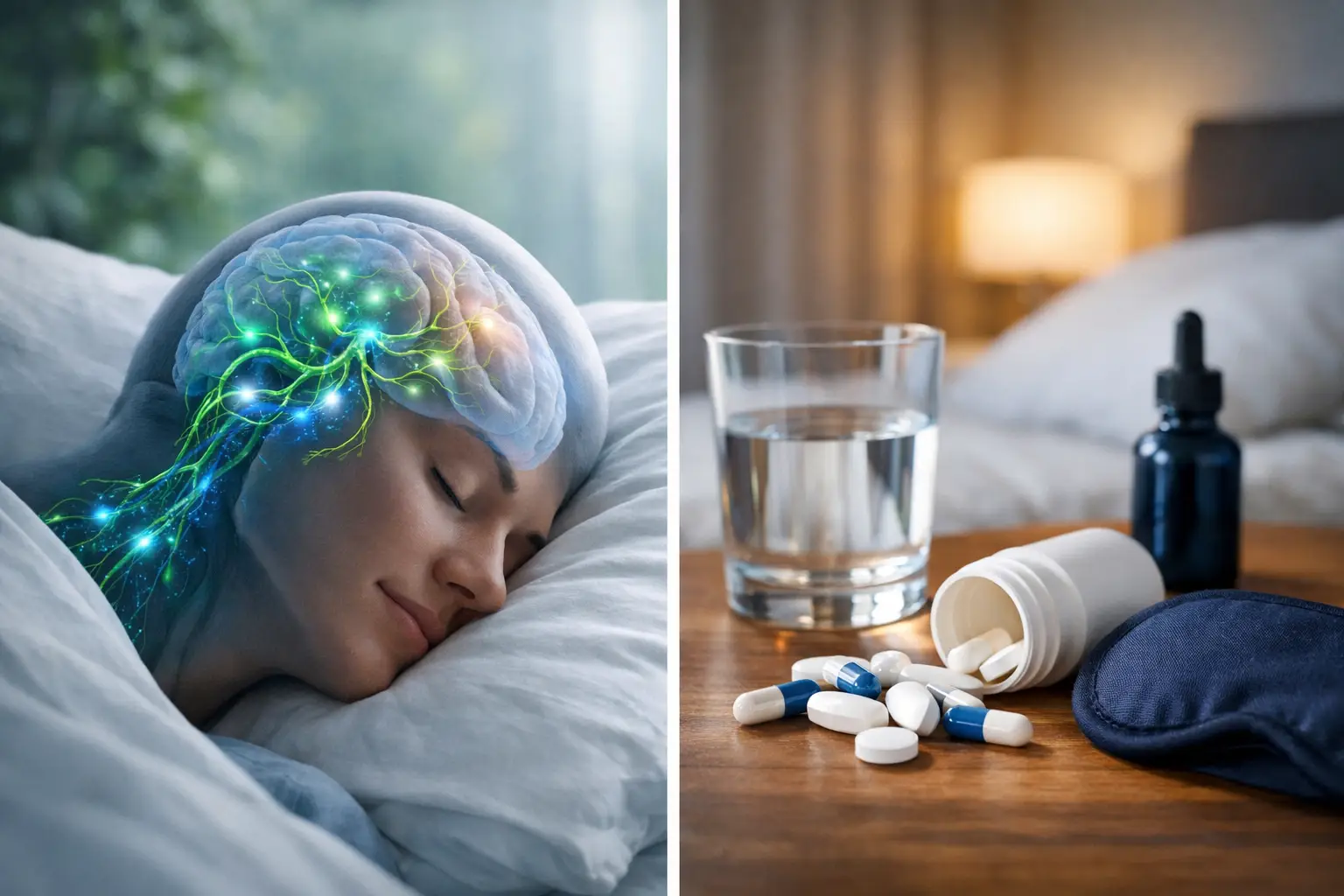 Glymphatic Support Versus Sleep Aids: Which Helps?